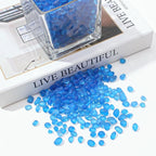 Keedolla 0.5 Lb Blue Glass Aquarium Rocks Fish Tank Gravel Bulk Polished - Image 5