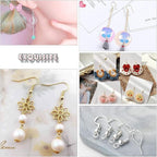 Hypoallergenic Earring Hooks 500 PCS/75 Pairs, Earring Making kit | Nickel free - Image 7