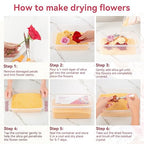 10 LBS Silica Gel Flower Drying Crystals, Reusable Color Indicating Flower - Image 5