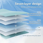 Topcee Weighted Blanket for Adults Twin Size Soft Cooling Heavy Blanket Sleeping - Image 6