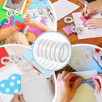 6 Rolls Double Sided Tape for Crafts, Strong Double-Sided Tape, Artist Tape - Image 6