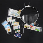 800Pcs 8 Sizes OPP Stamp Protection Bags, Stamp Collecting Supplies, Philatelic - Image 7