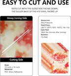 FUNKAKA Tie Dye HTV Heat Transfer Vinyl Bundle, 10 Sheets HTV Vinyl - Image 2