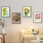LUCKYLIFE 11x14 Picture Frame Set of 4, Display 9x12 Pictures - Image 6