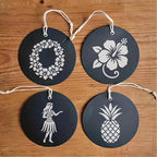 Hawaii Stencils 4in 50pcs Paint Template Reusable Plastic Templates DIY Crafts - Image 4