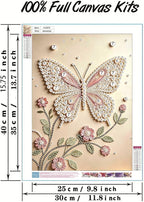 GEMFAMILY Butterfly 5D Pearl Diamond Art Kits - Image 6