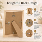 Solid Wood 8.5x11 Picture Frame Beaded Frame - Image 5