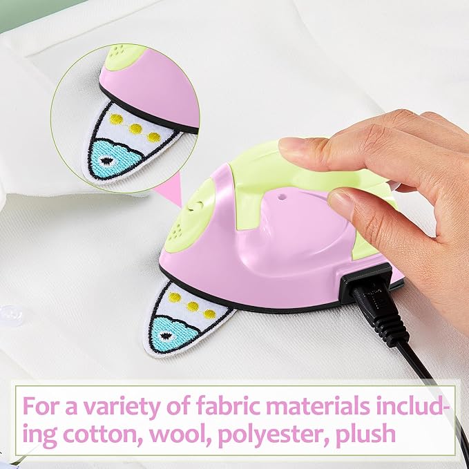 Honoson Mini Craft Iron Mini Heat Press Small Iron 3.93 x 2.36 x 2.76 Portable - Image 8