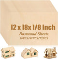 Riakrum Basswood Sheets Plywood Board Unfinished Wood Boards by Riakrum