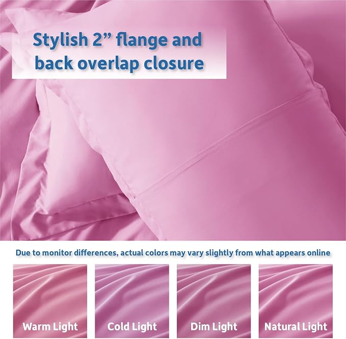 Nestl Light Pink California King Duvet Cover Sets - Image 8