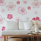 ORIGACH 4 Pcs Cherry Blossoms Stencil - Image 4