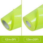 TORC Yellow Glitter HTV Heat Transfer Vinyl Large Roll 12 inch x 20 ft Sparkly - Image 3