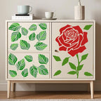 12 PCS Large Flower Painting Stencils, Reusable Sunflower Stencils - Image 5