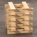 Wood Strips Slats for Wall, Square Wooden Dowels for Crafts 1/4"x 1" x 6" - Image 2