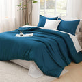 Litanika Teal Twin/Twin XL Comforter Set, 2 Pieces Turquoise Lightweight Solid by Litanika