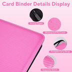 Portable 9-Pocket Trading Card Binder, Holds 1080 Cards - Image 3