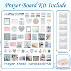 Prayer Board Kit Blue Prayer Board Supplies Not Including Board | Prayer Room - Image 2