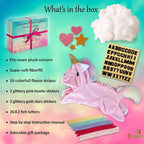 Make Your Own Unicorn Pillow Kit Arts and Crafts - Image 4