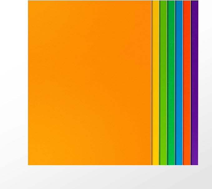 ROBOTIME 7-Pack Double-Sided Colored 1/8" Plywood Sheets by ROBOTIMEBuildingThingstoLife