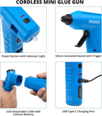 NEIKO 10582A Cordless Glue Gun, 20W Rechargeable Hot Glue Gun, 20 Glue Sticks - Image 3