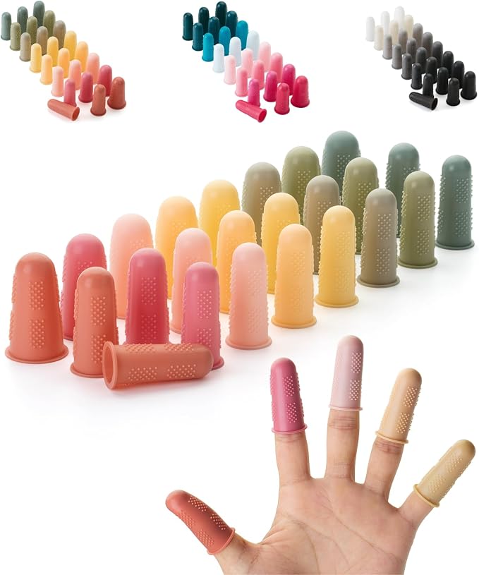 Mr. Pen- Hot Glue Gun Finger Protectors, Rubber Fingers Tips, Rubber Finger by MrPen