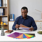 A4 Colored PVC Sheets 18-Pack, 0.3mm Flexible Transparency Film - Image 8