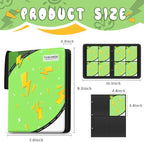 Trading Card Binder 4 Pocket, Card Binder 400 Pockets, Card Book Holder Cards - Image 2