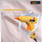Hot Glue Gun Kit with 40 Glue Sticks, Fast Preheating Hot Melt, High Temp - Image 5