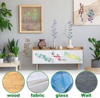 12pcs Leaf Vine Stencils, Leaves & Flower Stencil Reusable Floral Stencil - Image 5