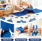 Royal Blue Felt Fabric Sheet 72" X 36", 1.4mm Thick Large Soft Durable Flexible - Image 4
