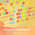 ARTDOT 800 Pieces Assortment Letter Beads - Image 3