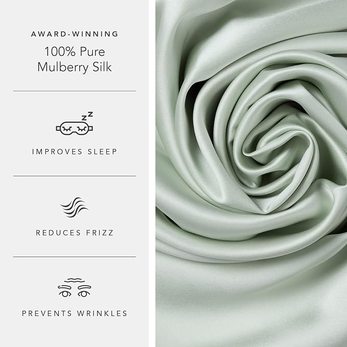 Fishers Finery 19mm 100% Pure Mulberry Silk Pillowcase, Quality Tested - Image 5