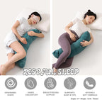 Peallow – Long Round Body Pillow - Image 5