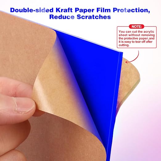 Adrattnay Blue Acrylic Sheets 1/8 Thick, Opaque - Image 4
