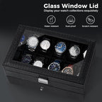 ProCase Watch Box, 12 Slot Mens Watch Case - Image 5