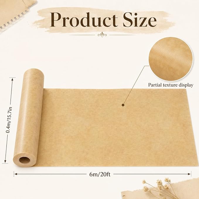 Vintage Parchment Bulletin Board Roll Non-Woven Fabric Poster | Back to School - Image 2