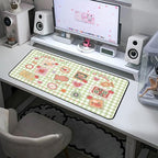 Mouse Pad Cute, Retro Gaming Desk Mats, Large Mousepad Laptop Keyboard Mouse Mat - Image 4