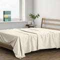 THREAD SPREAD 100% Organic Cotton Percale Flat Sheet King Size by THREADSPREAD