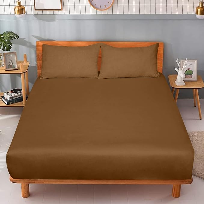 ROYALE LINENS 300 Thread Count 100% Long Staple Combed Cotton Fitted Sheet Twin - Image 9