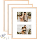 11x14 Picture Frame, OAK Wood Photo Frame 8x10 by ATOBART