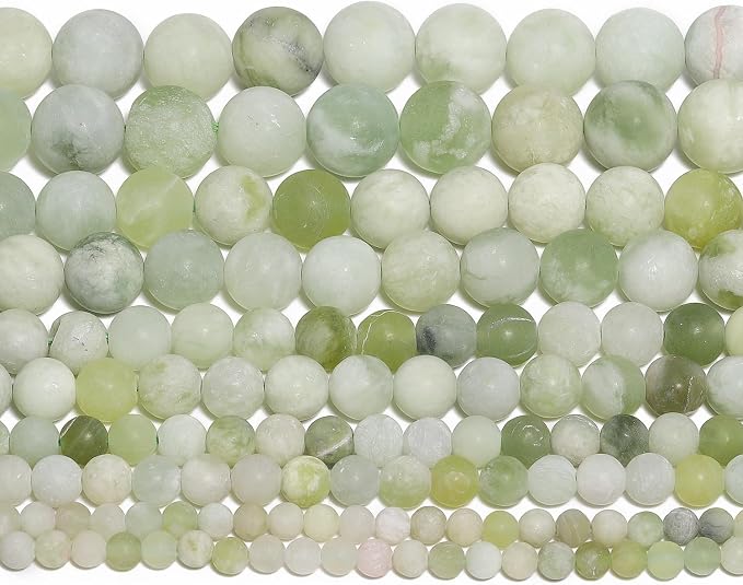 60pcs Natural Matte Grape Gemstone Beads，6mm Frosted Round Loose Stone Beads - Image 5