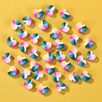 100pcs Mixed Polymer Clay Spacer Beads - Image 2