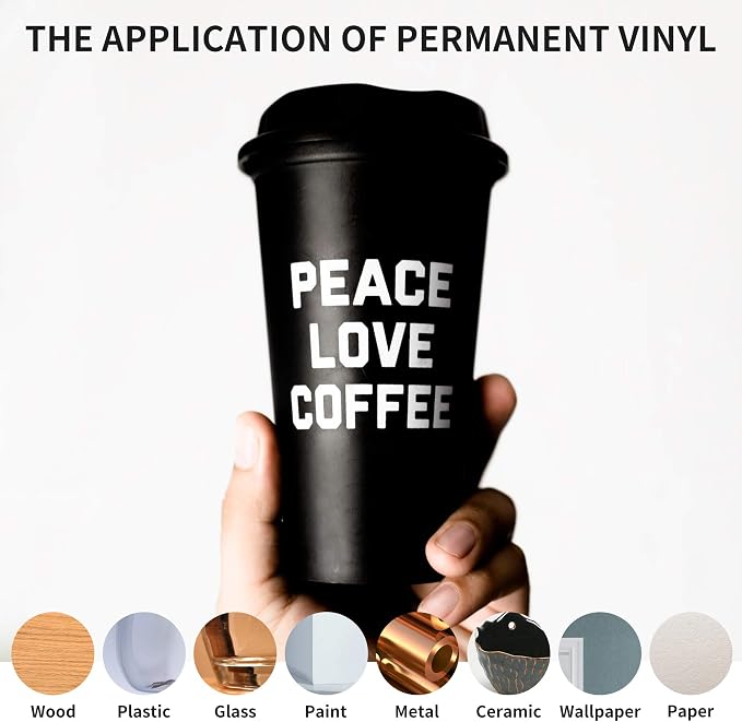 Prime Vinyl Permanent Vinyl- Glossy White Adhesive Vinyl - Image 2