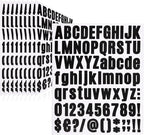 810 Piece 10 Sheet Letter Stickers by Llewyn