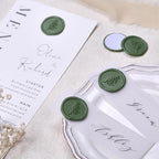 UNIQOOO Rosemary Botanical Twig Green Plants Wax Seal Stamp - Image 6