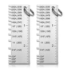 Pimoys 2 Pcs Stainless Steel Wire Gauge Measuring Tool Welding Tools, Metal by PimoysLivingNecessities