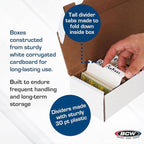BCW 800ct Trading Card Storage Box & Horizontal Card Dividers – 6 Boxes & 30 - Image 4