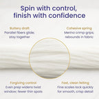 Revolution Fibers Merino Wool Roving 1 lb - Image 5