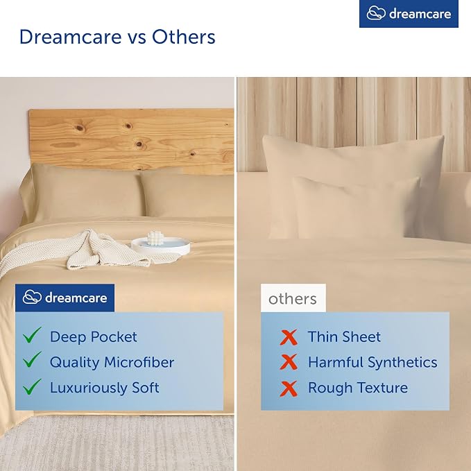 DREAMCARE Queen Sheet Set - Image 6