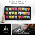 Vault X 12 Pocket Zip Binder, 480 Cards, Exo-Tec Material, 20 Side-Loading Pages - Image 4